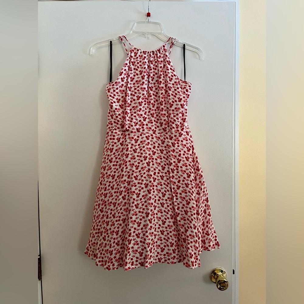 Forever 21 NWOT Floral Halter Mini Dress